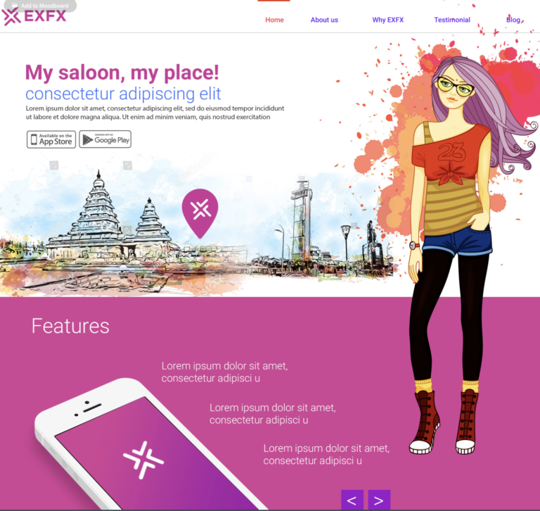 EXFX-Mobile and web-app