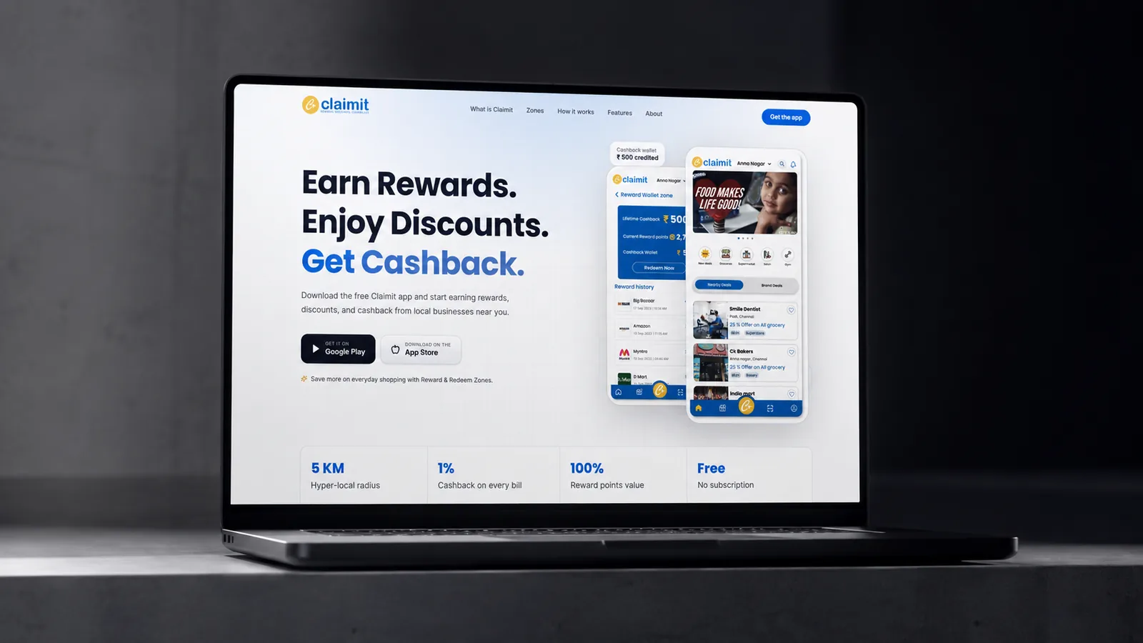 Claimit project preview